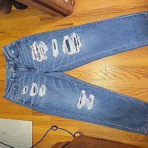 American eagle mom straight leg jeans